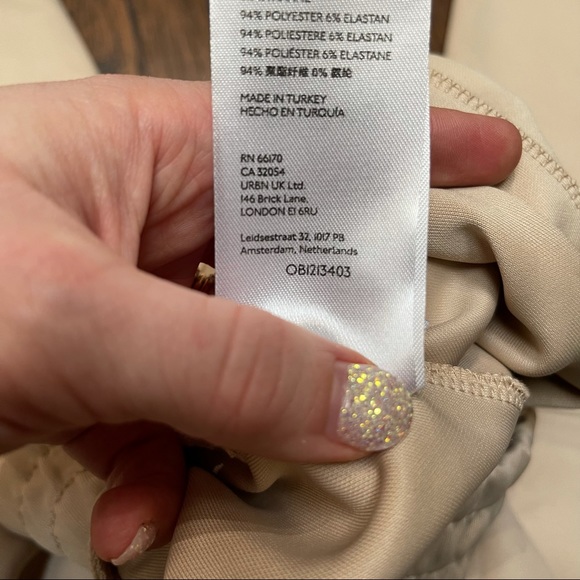 NEW Free People Sophie Track Pants in Rust Stripe OB 1213403 - Picture 7 of 7